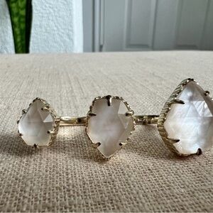 Kendra Scott Naomi 3-stone ring